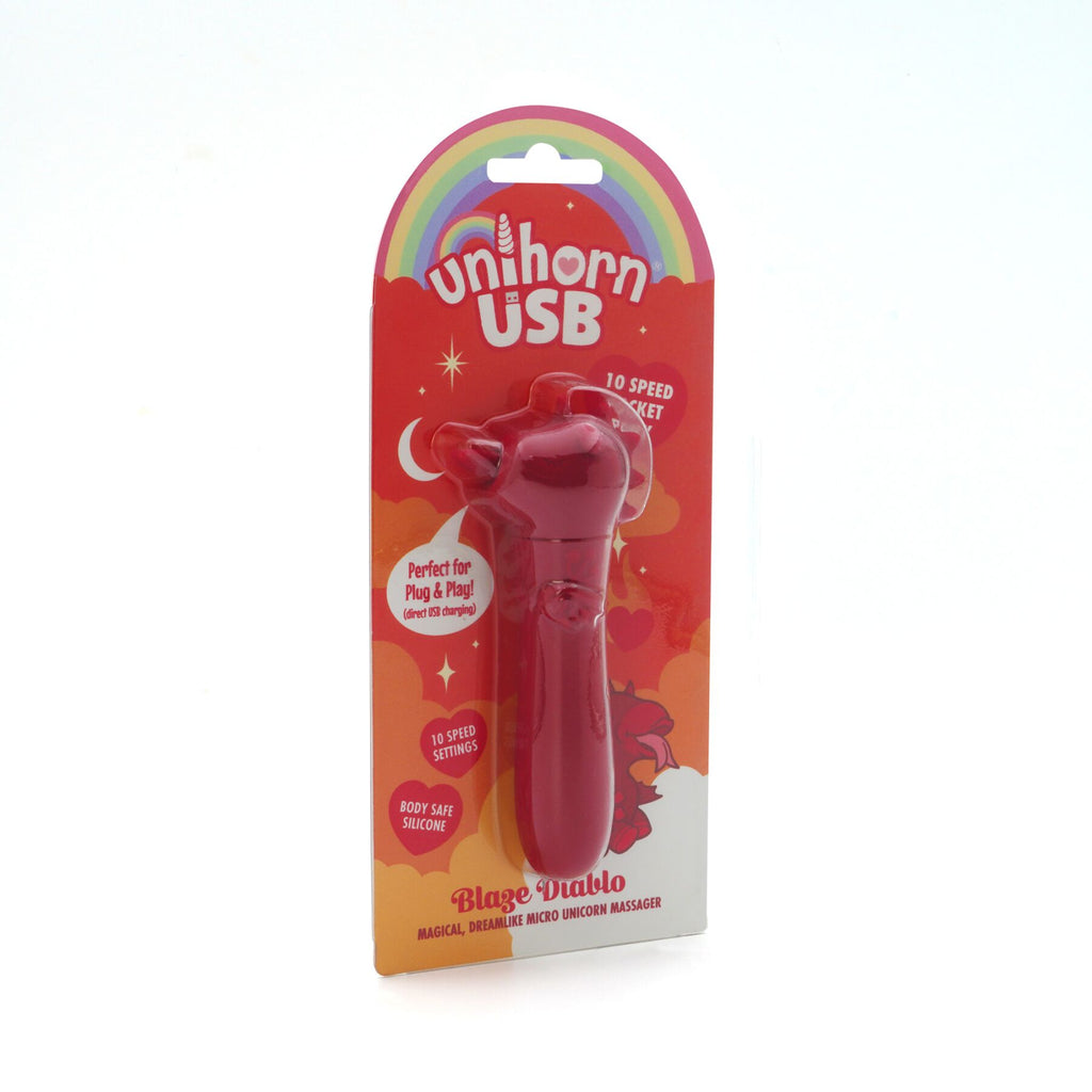 Вібратор-єдиноріжка Unihorn USB Bullet - Blaze Diablo віброкуля