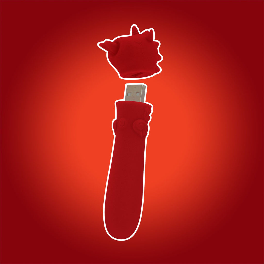Вібратор-єдиноріжка Unihorn USB Bullet - Blaze Diablo віброкуля