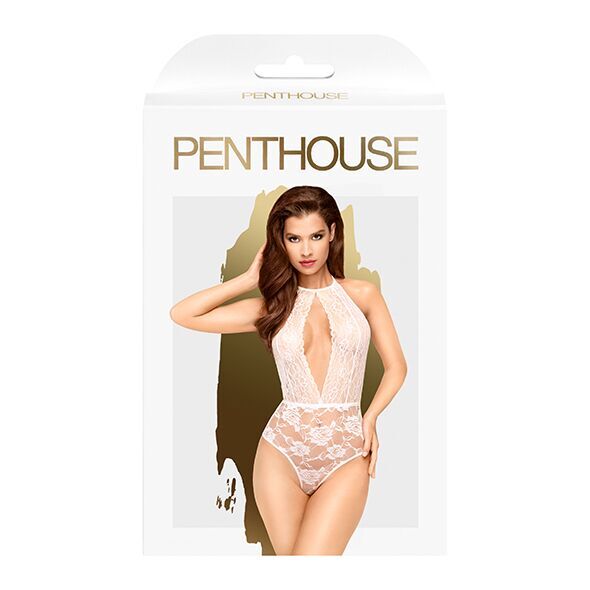 Боді з глибоким декольте та високими трусиками Penthouse Toxic