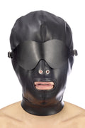 Капюшон для БДСМ зі знімною маскою Fetish Tentation BDSM hood in