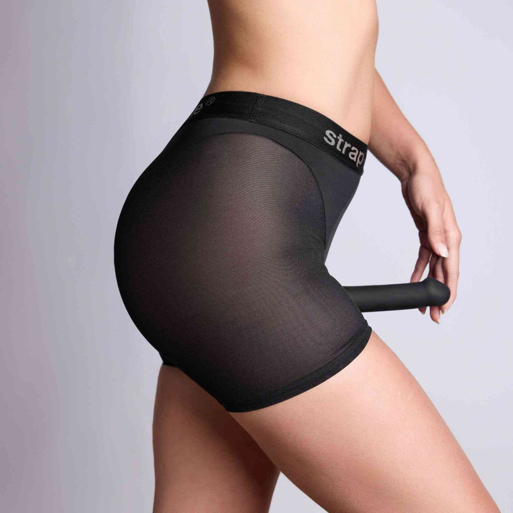 Шорти з фіксацією ділдо Strap-On-Me Harness Lingerie Halo
