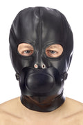 Капюшон з кляпом для БДСМ Fetish Tentation BDSM hood in