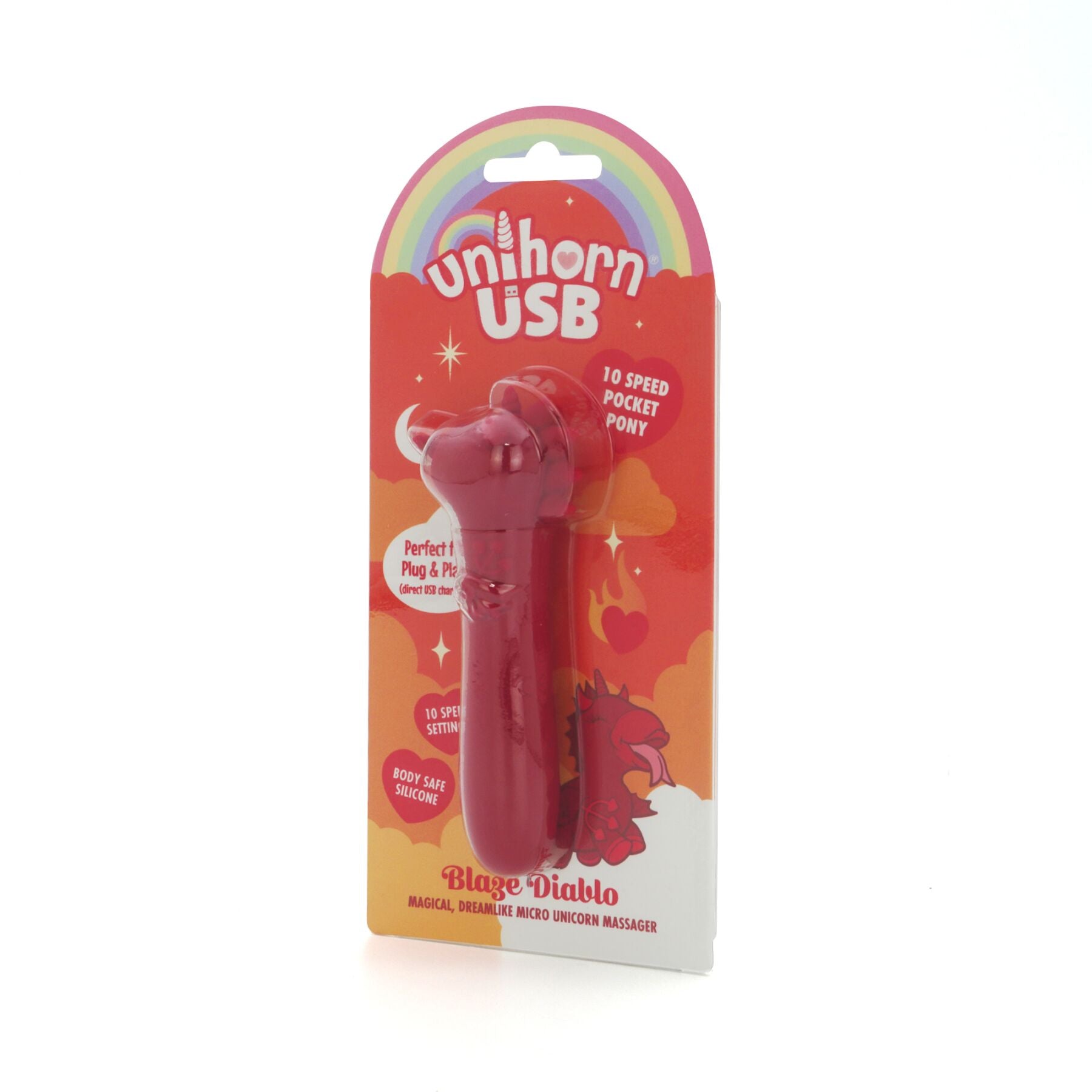 Вібратор-єдиноріжка Unihorn USB Bullet - Blaze Diablo віброкуля