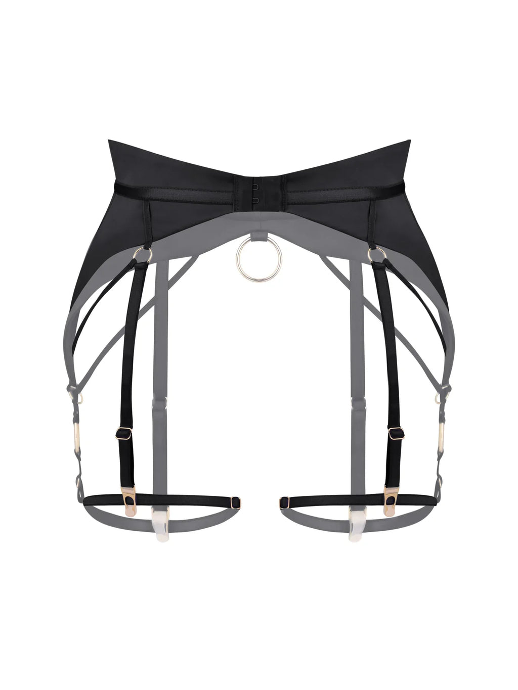 Lunari Black Пояс для панчох