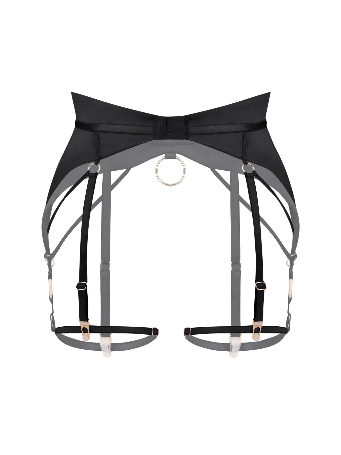 Lunari Black Пояс для панчох