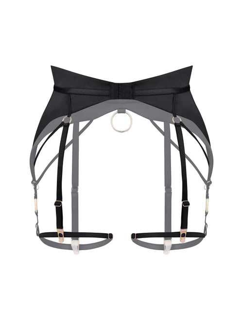 Lunari Black Пояс для панчох