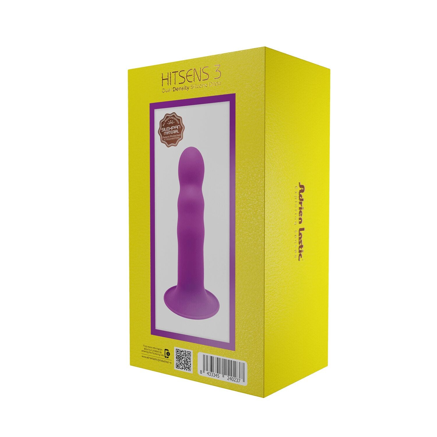 Дилдо з присоскою Adrien Lastic Hitsens 3