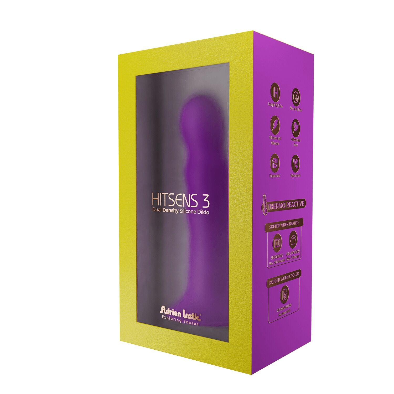 Дилдо з присоскою Adrien Lastic Hitsens 3