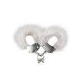 Наручники металеві Adrien Lastic Handcuffs з білим