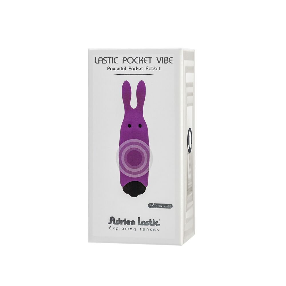 Віброкуля Adrien Lastic Pocket Vibe Rabbit зі стимулювальними вушками