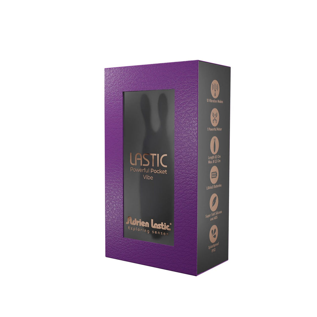 Віброкуля Adrien Lastic Pocket Vibe Rabbit зі стимулювальними вушками