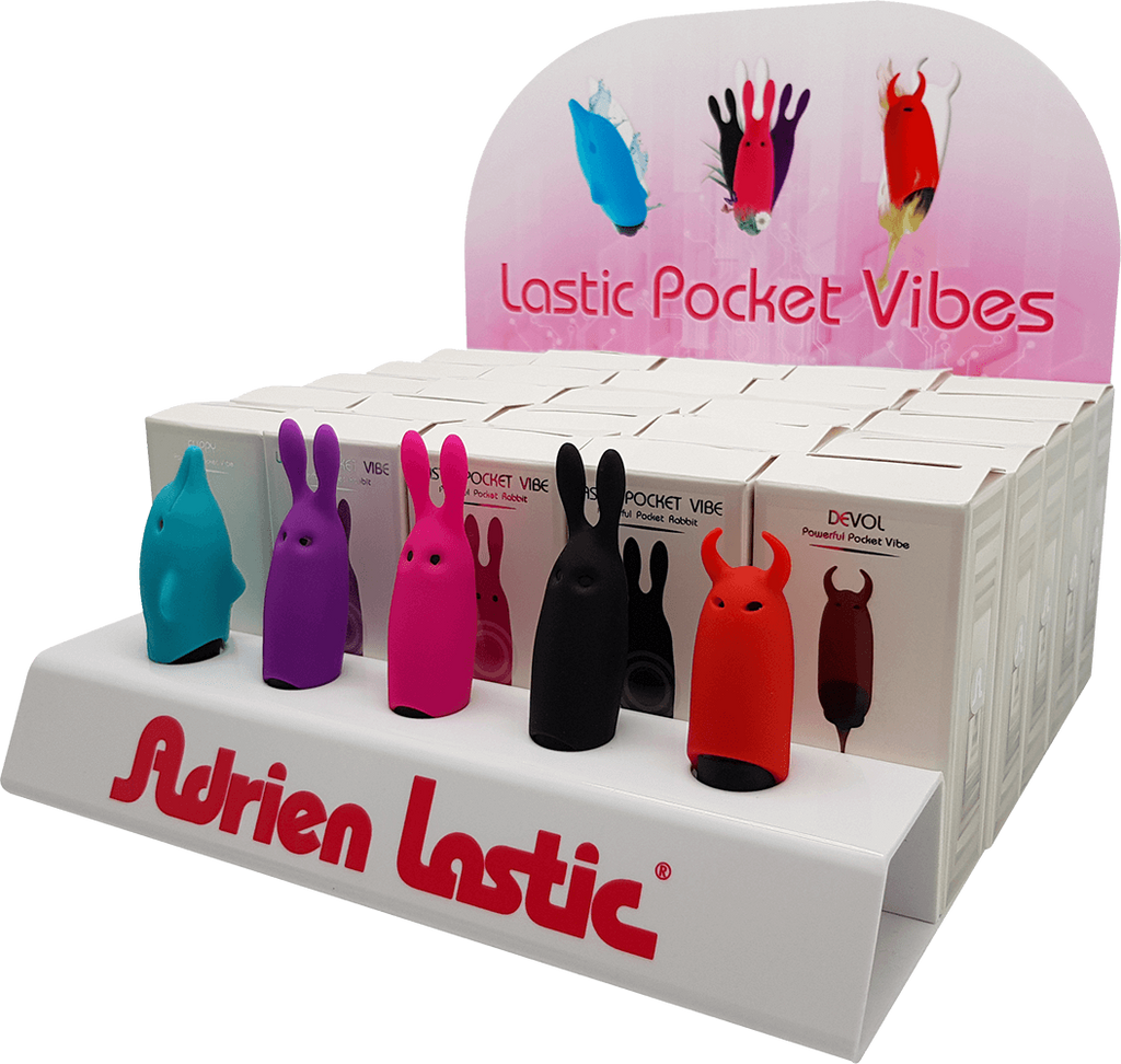 Набір вібраторів Adrien Lastic Promo Pack Pocket Vibe 25 шт + тестери