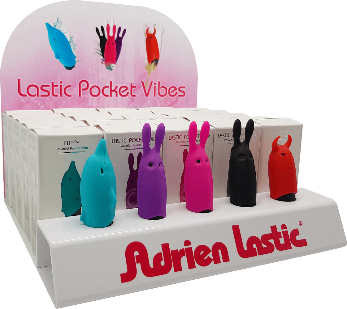 Набір вібраторів Adrien Lastic Promo Pack Pocket Vibe 25 шт + тестери