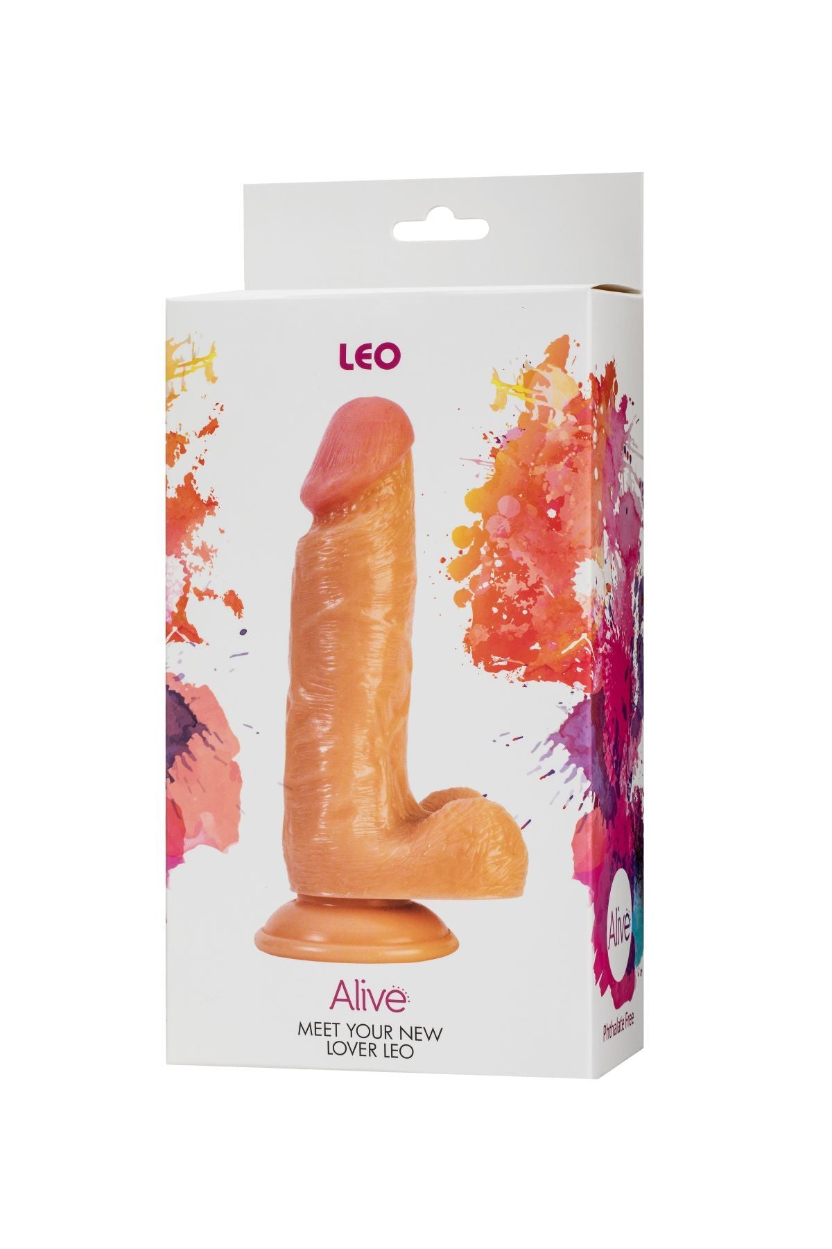 Фалоімітатор з мошонкою Alive Leo