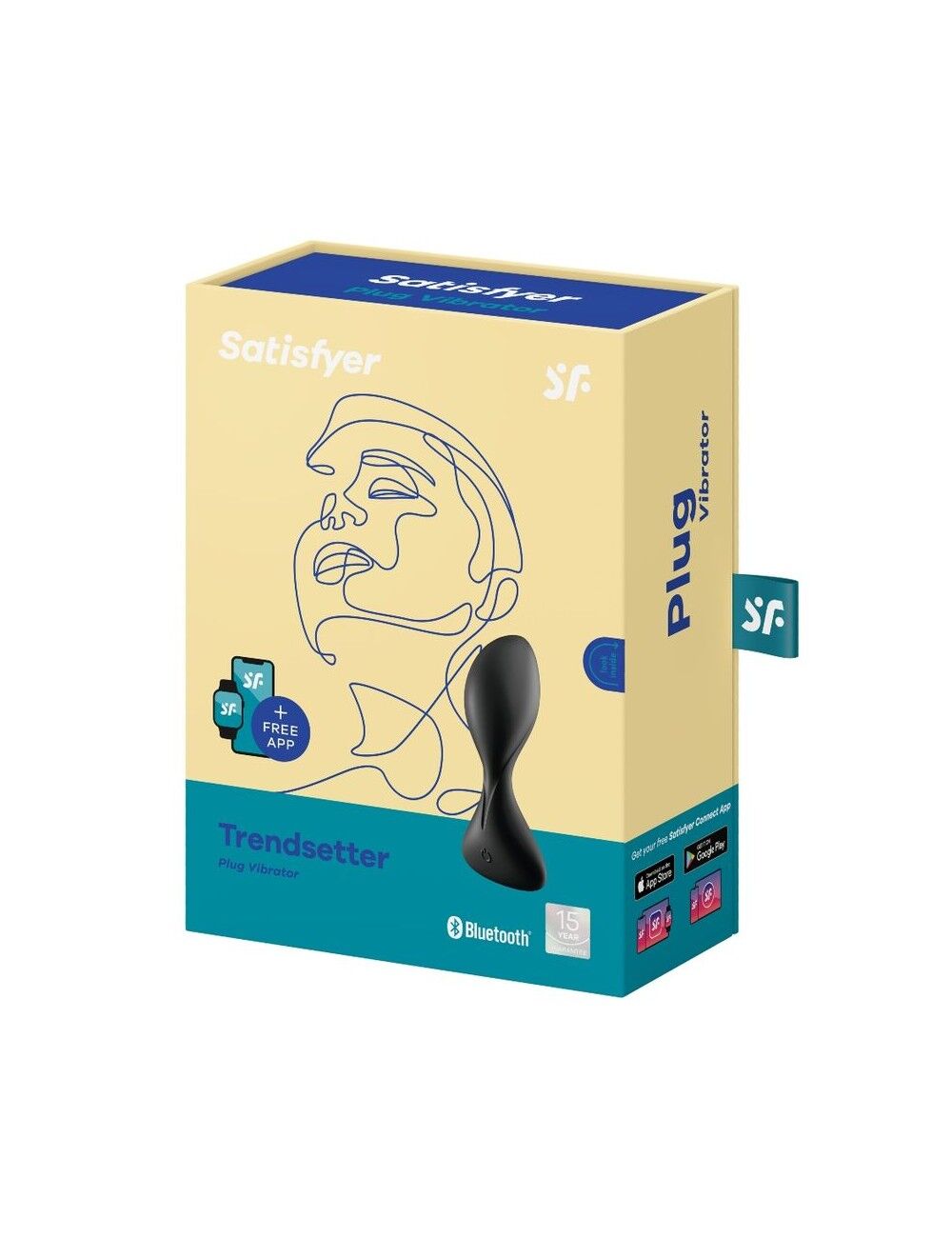 Анальна смарт-пробка з вібрацією Satisfyer Trendsetter