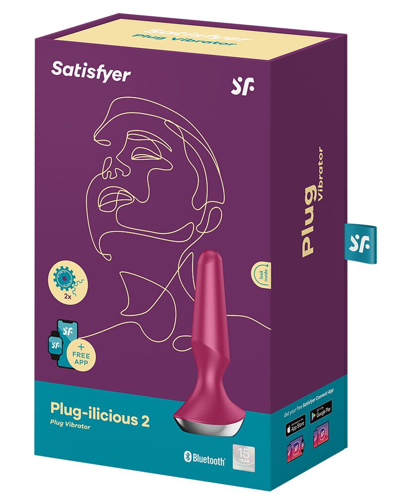Анальна смарт-вібропробка Satisfyer Plug-ilicious 2