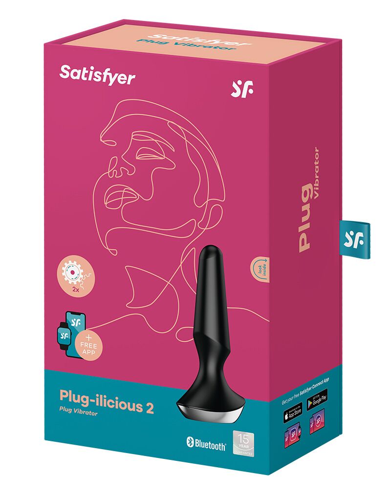 Анальна смарт-вібропробка Satisfyer Plug-ilicious 2