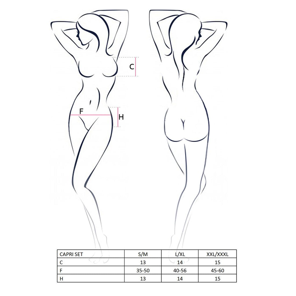 Комплект білизни під латекс Passion CAPRI