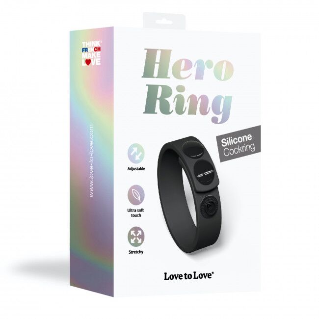 Регульоване ерекційне кільце на кнопках Love To Love HERO RING