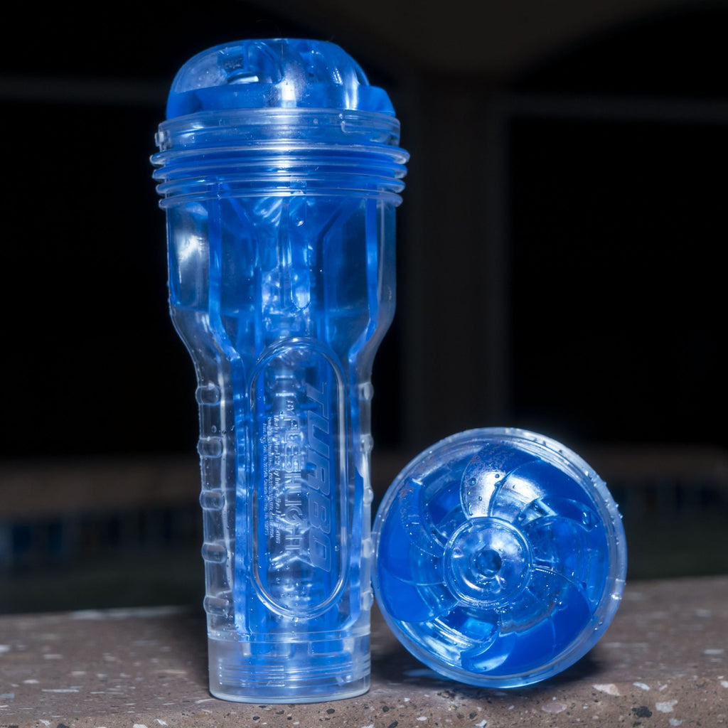 Мастурбатор Fleshlight Turbo Thrust Blue Ice імітатор мінету