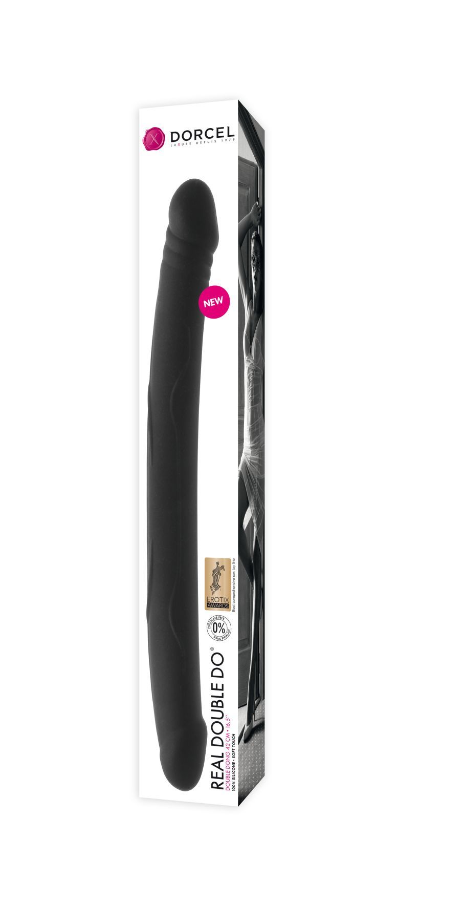 Фалоімітатор двосторонній Dorcel Real Double Do