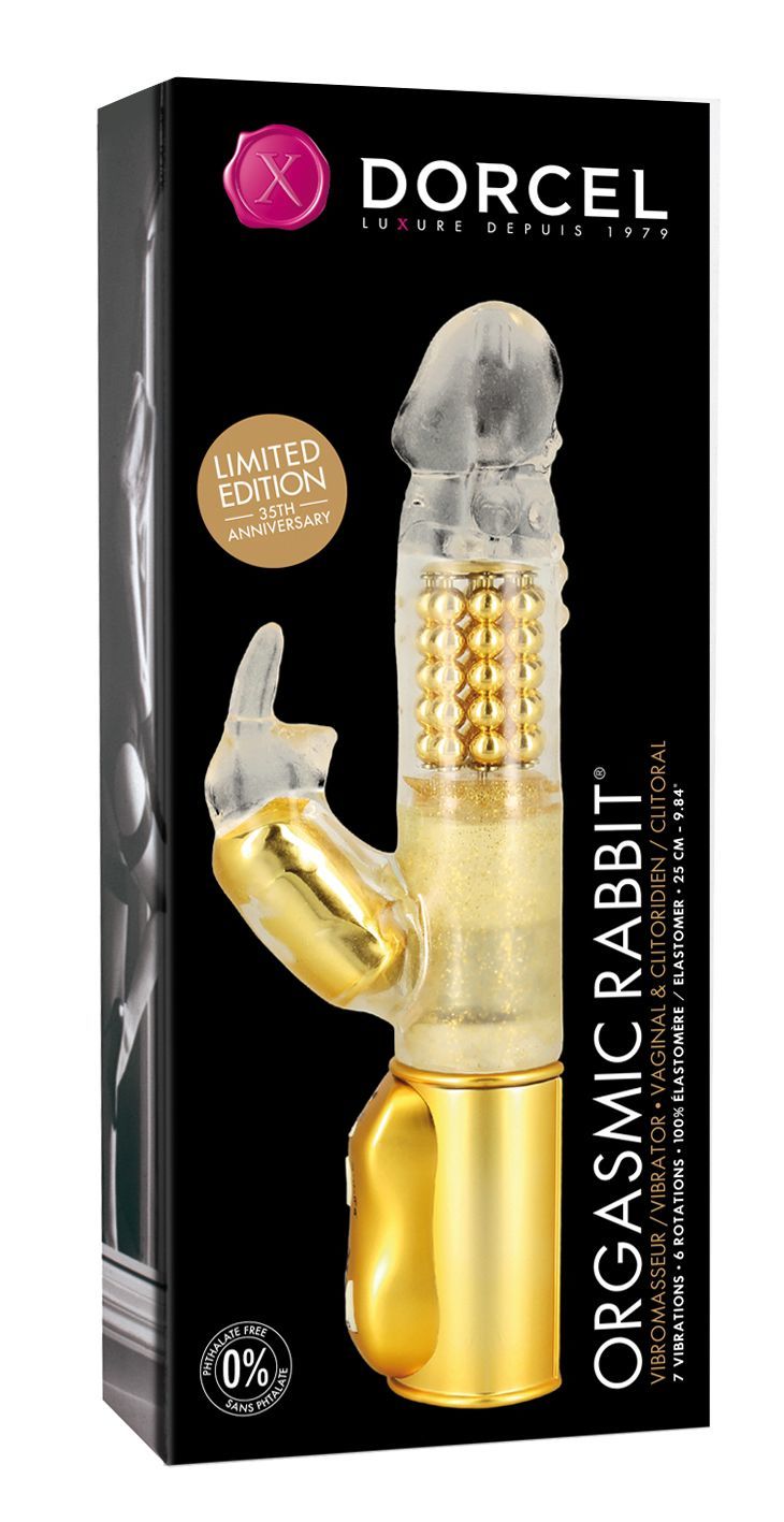 Вібратор-кролик Dorcel Orgasmic Rabbit з перлинним масажем