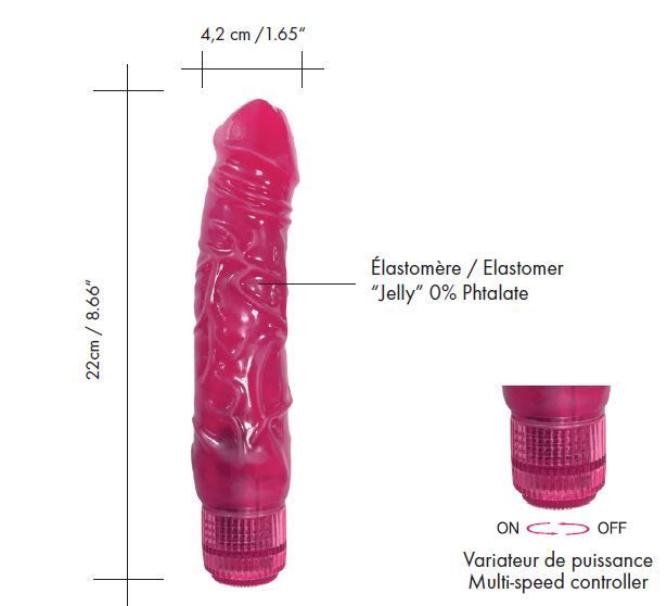 Фалоімітатор вібратор Dorcel Jelly Boy