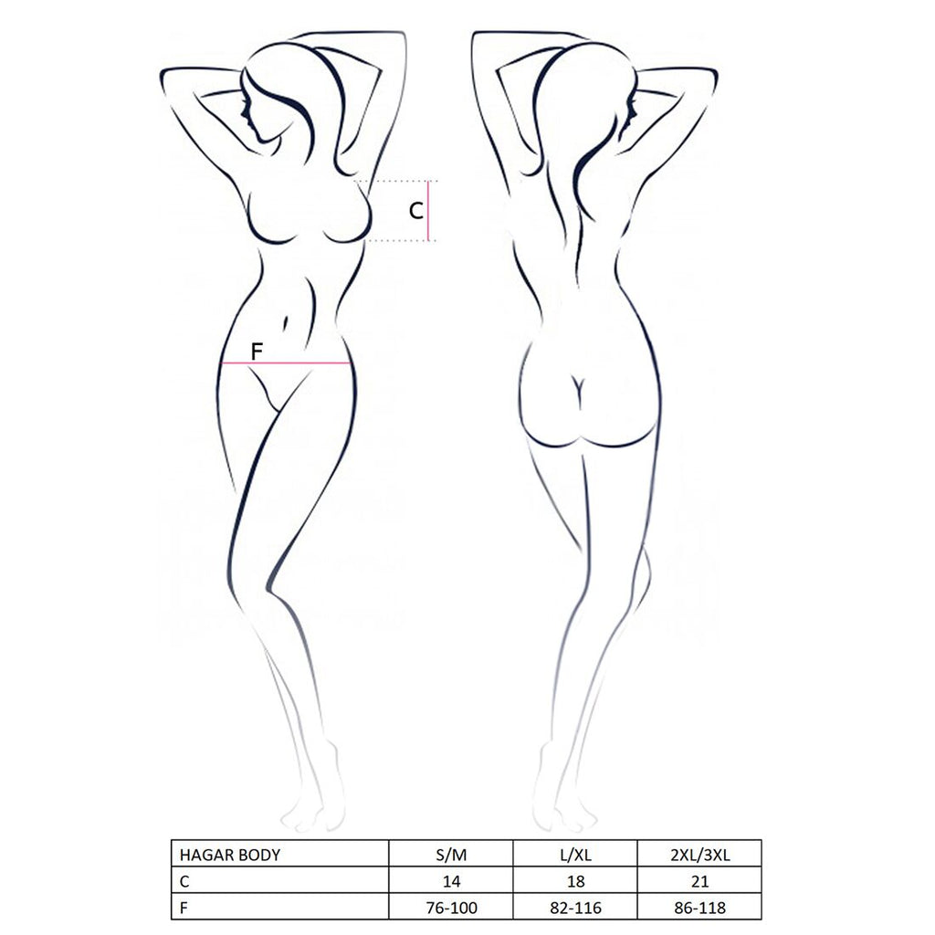 Боди-монокини Passion Exclusive HAGAR BODY