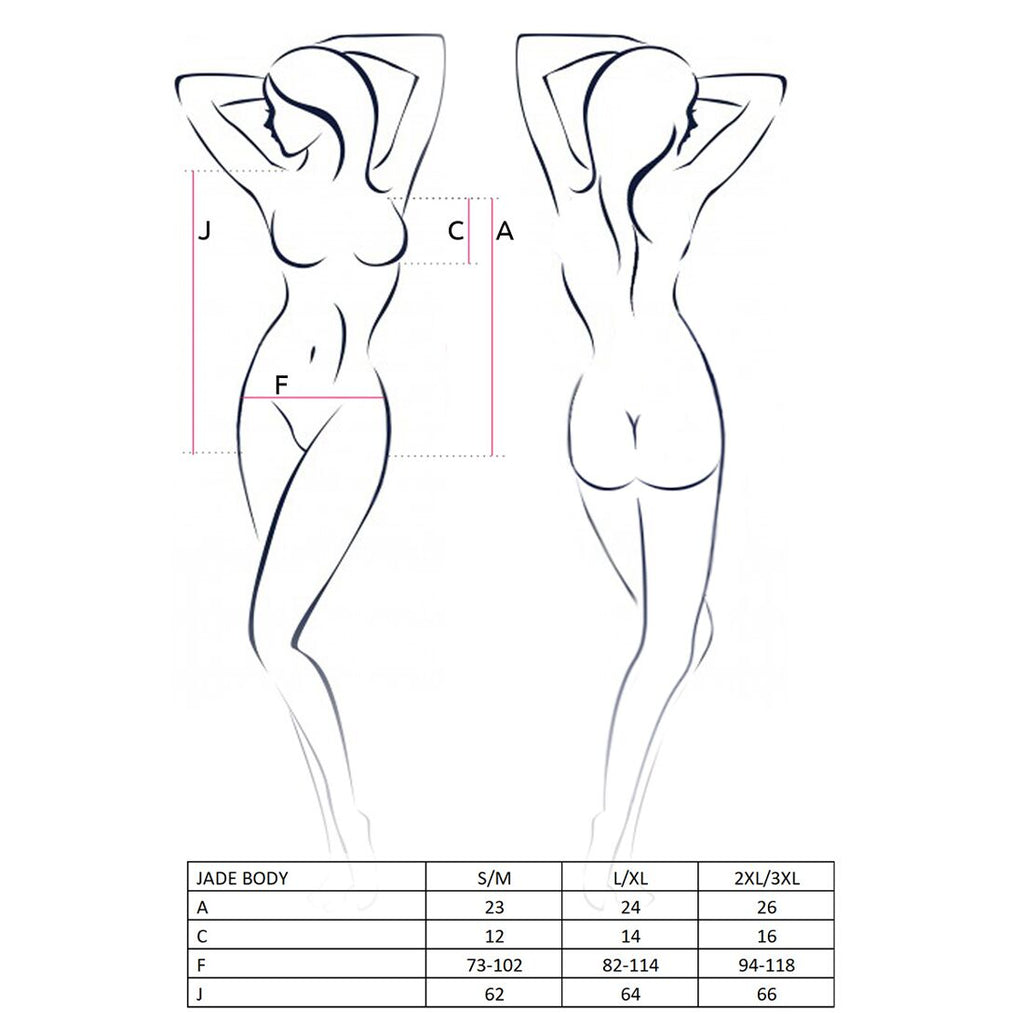 Відвертий боді з елементами стреп Passion Exclusive JADE BODY
