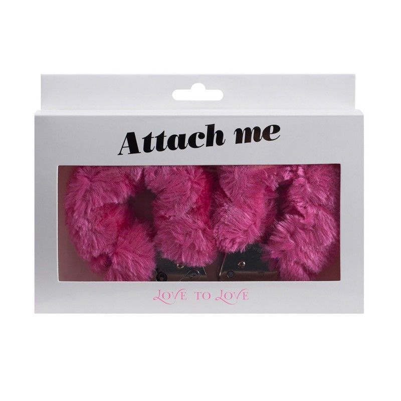 Наручники з плюшевим оздобленням Love To Love ATTACH ME