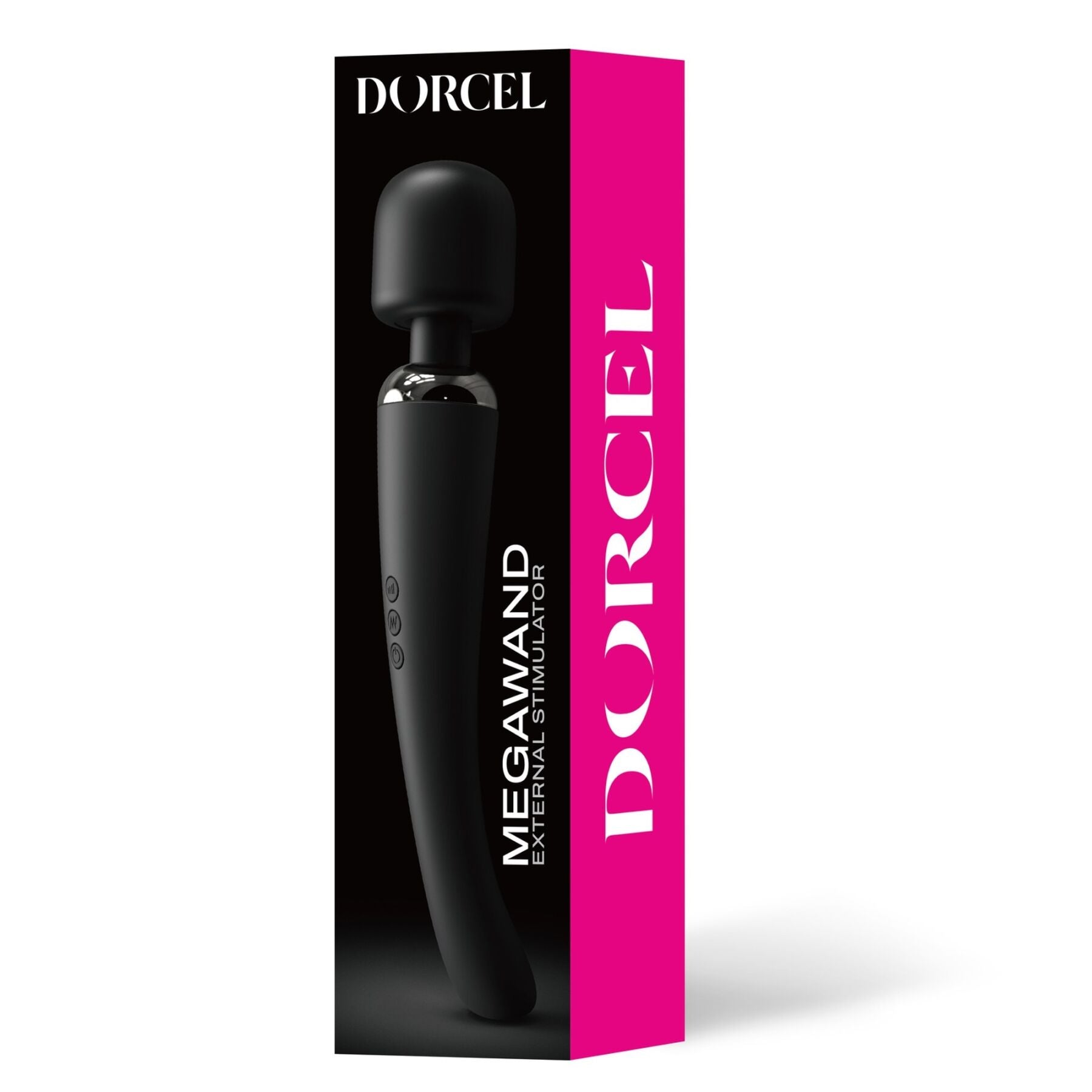Потужний вібромасажер Dorcel Megawand Black перезаряджуваний