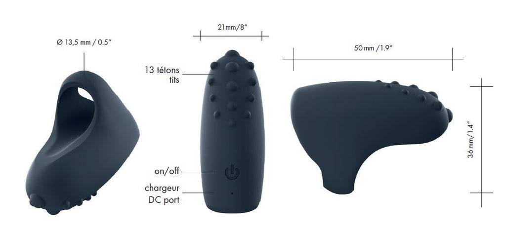Вібратор на палець Dorcel MAGIC FINGER перезаряджуваний