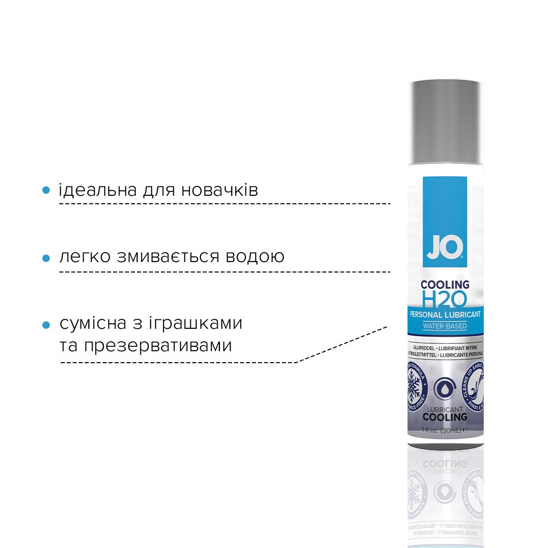 Лубрикант на водній основі JO H2O Cooling