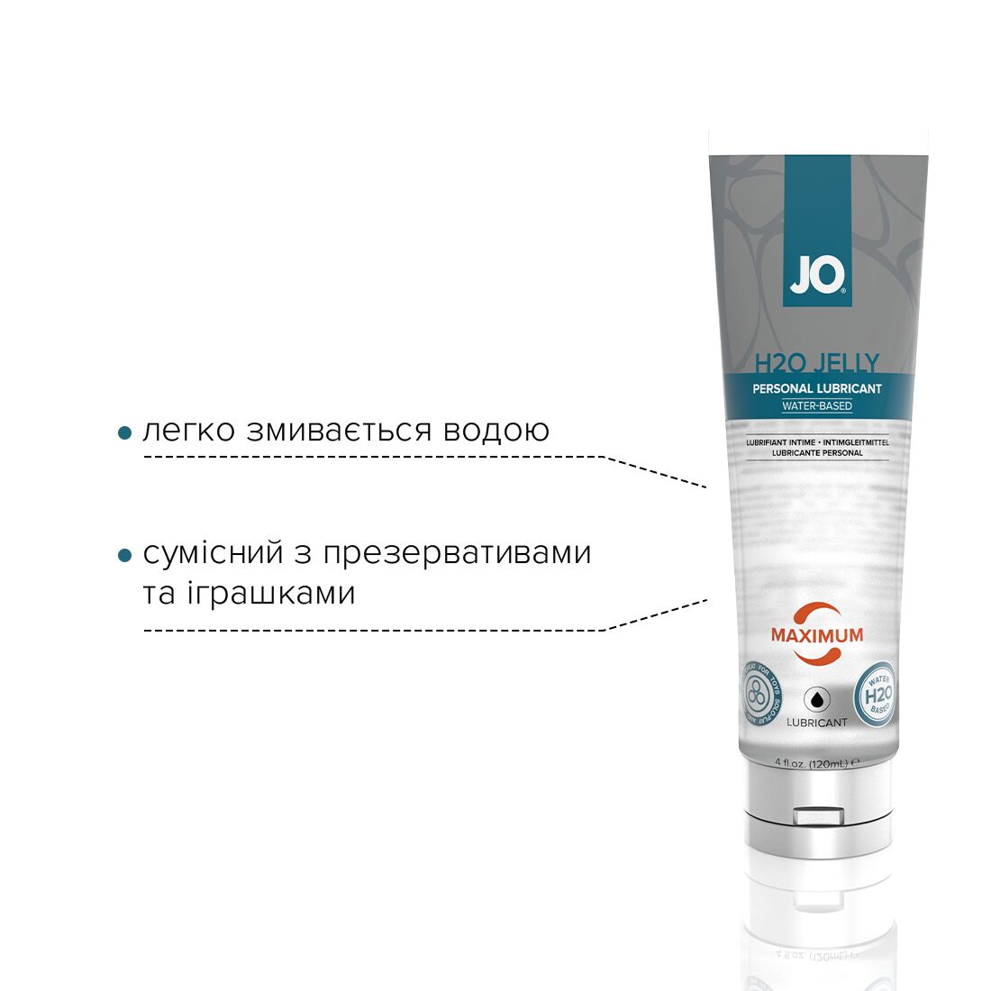 Лубрикант на водній основі JO H2O JELLY