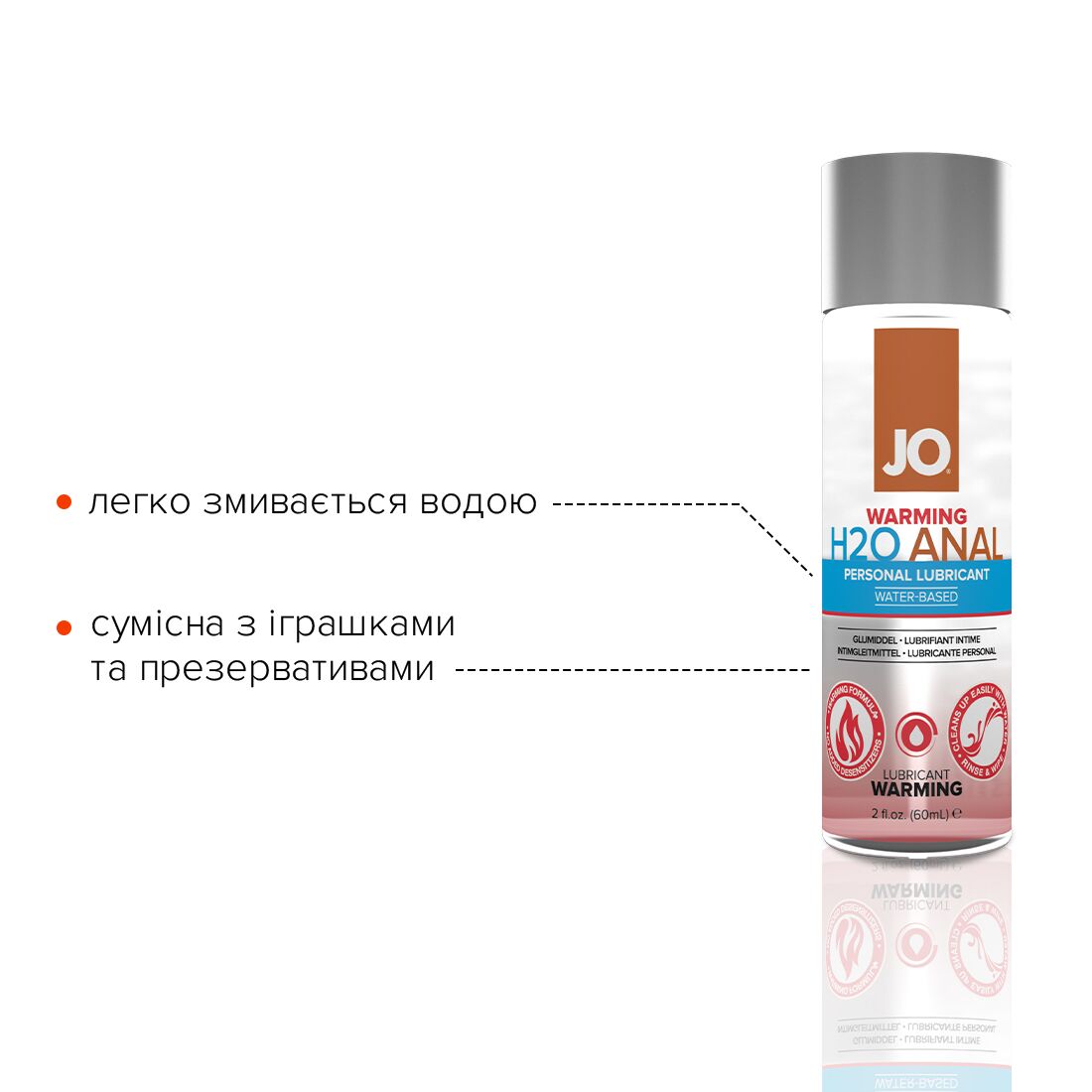Анальний лубрикант JO ANAL H2O