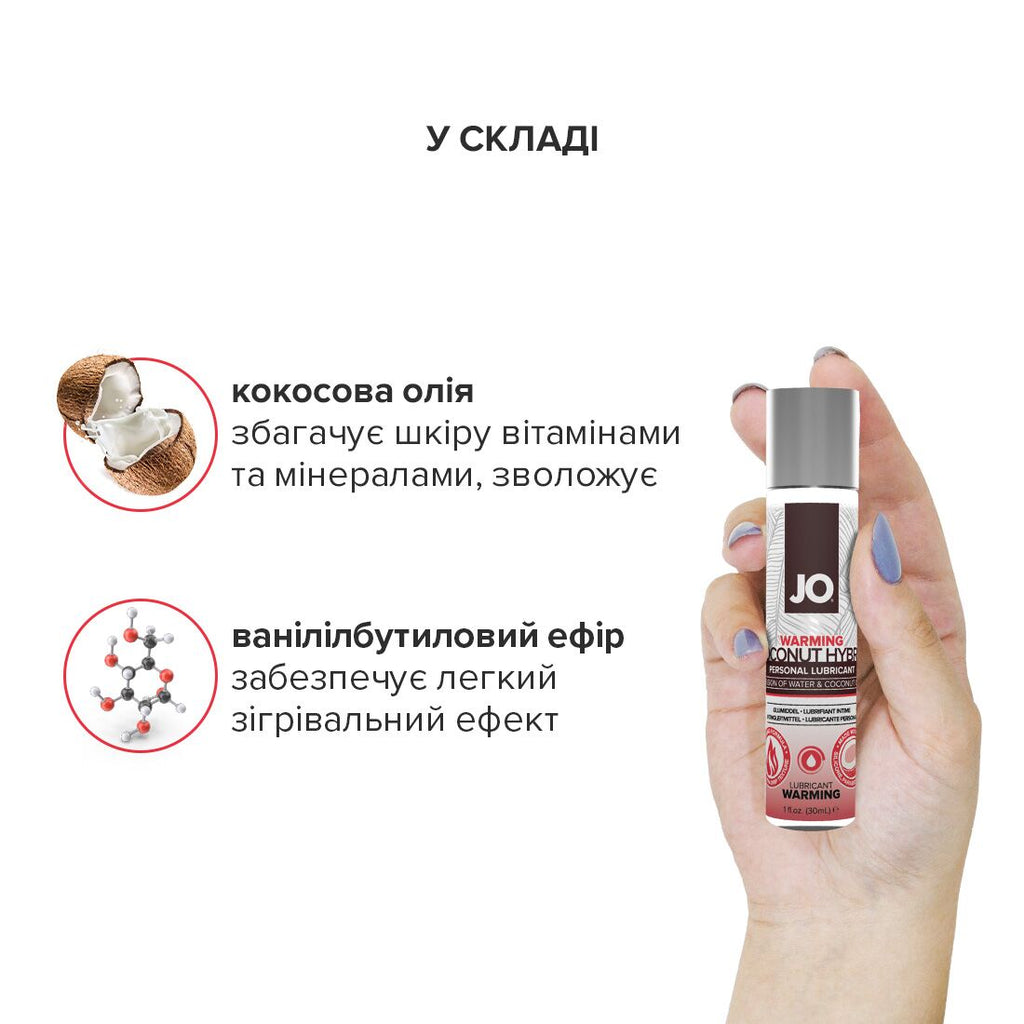 Крем-лубрикант JO Coconut Hybrid