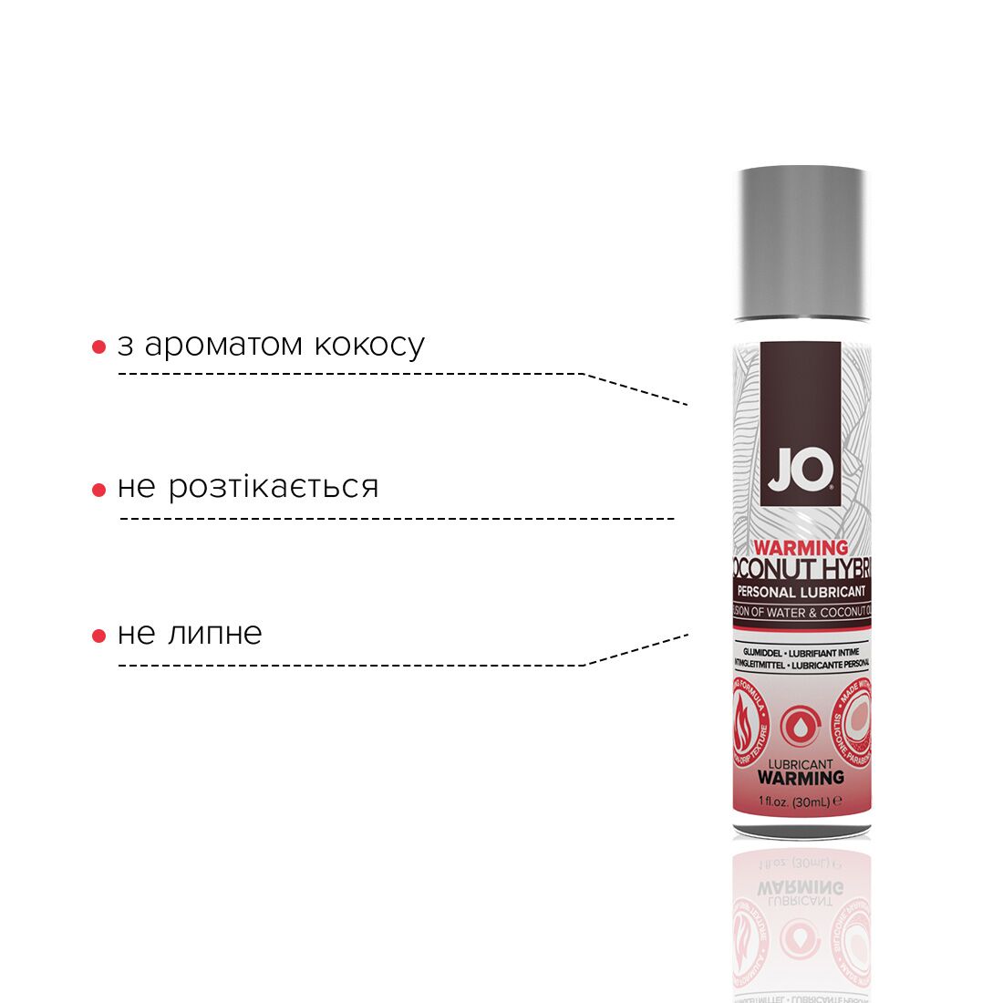 Крем-лубрикант JO Coconut Hybrid