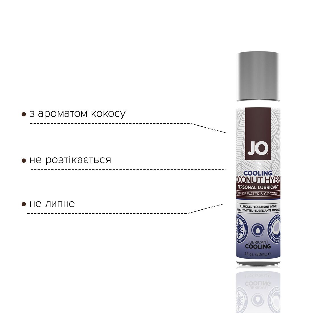 Крем-лубрикант JO Coconut Hybrid