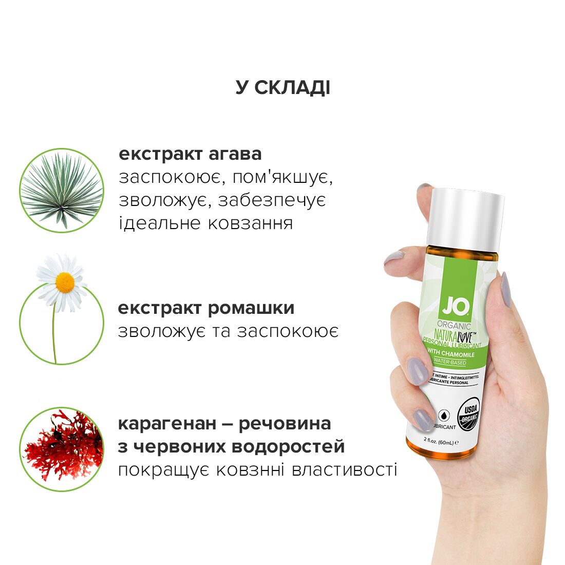 Лубрикант на водній основі JO NATURALOVE