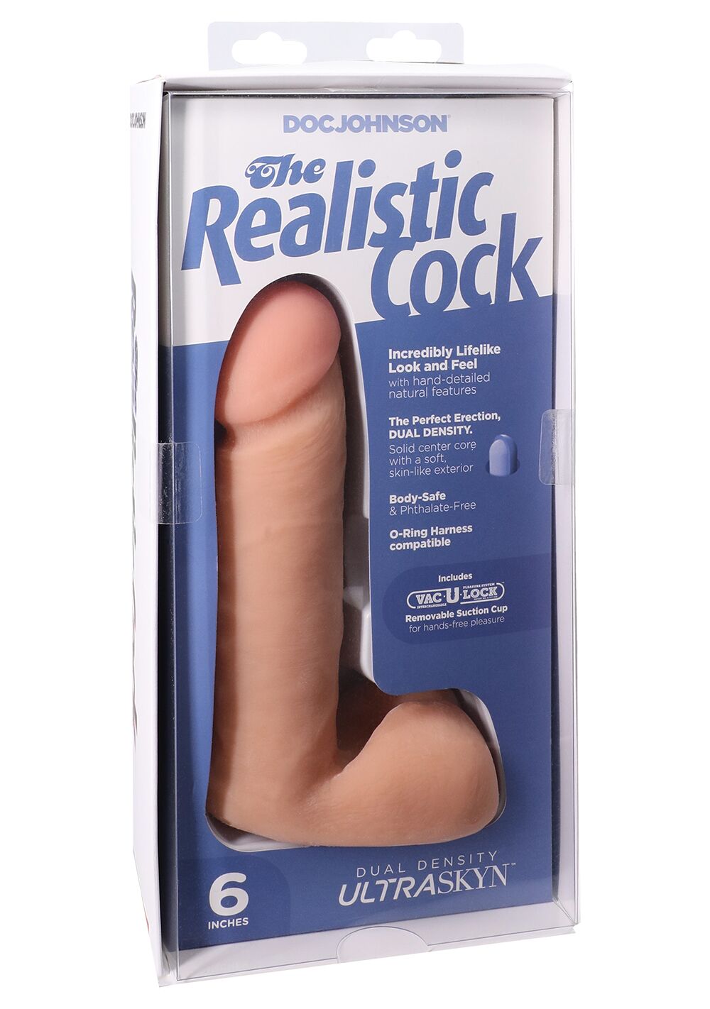 Фалоімітатор Doc Johnson The Realistic Cock 6 inch