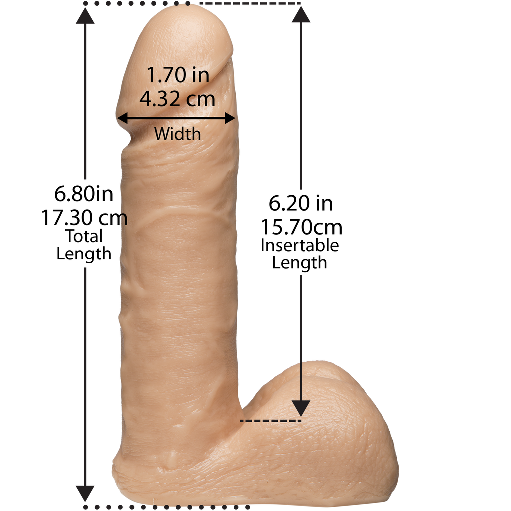 Фалоімітатор Doc Johnson Vac-U-Lock - 6 Inch ULTRASKYN Cock