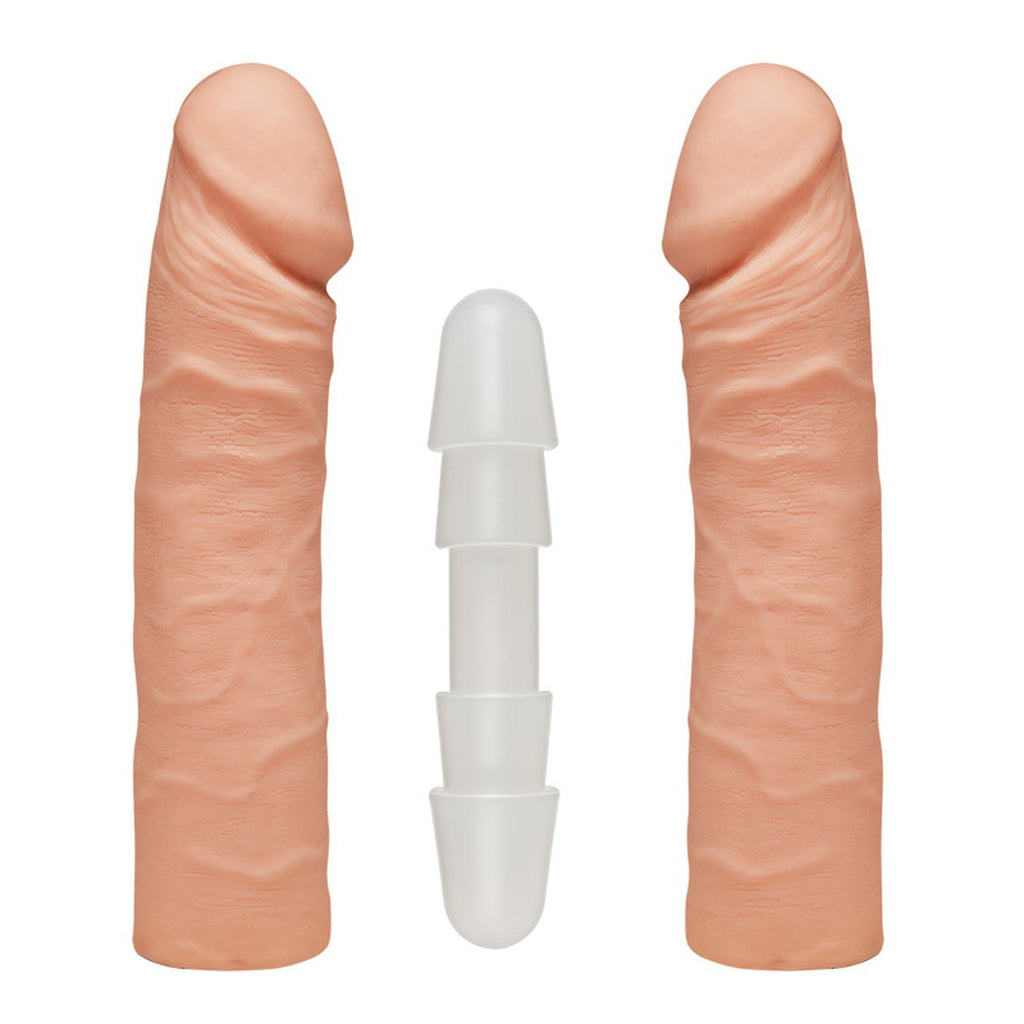 Фалоімітатор подвійний Doc Johnson The D - Double D - 16 Inch - ULTRASKYN