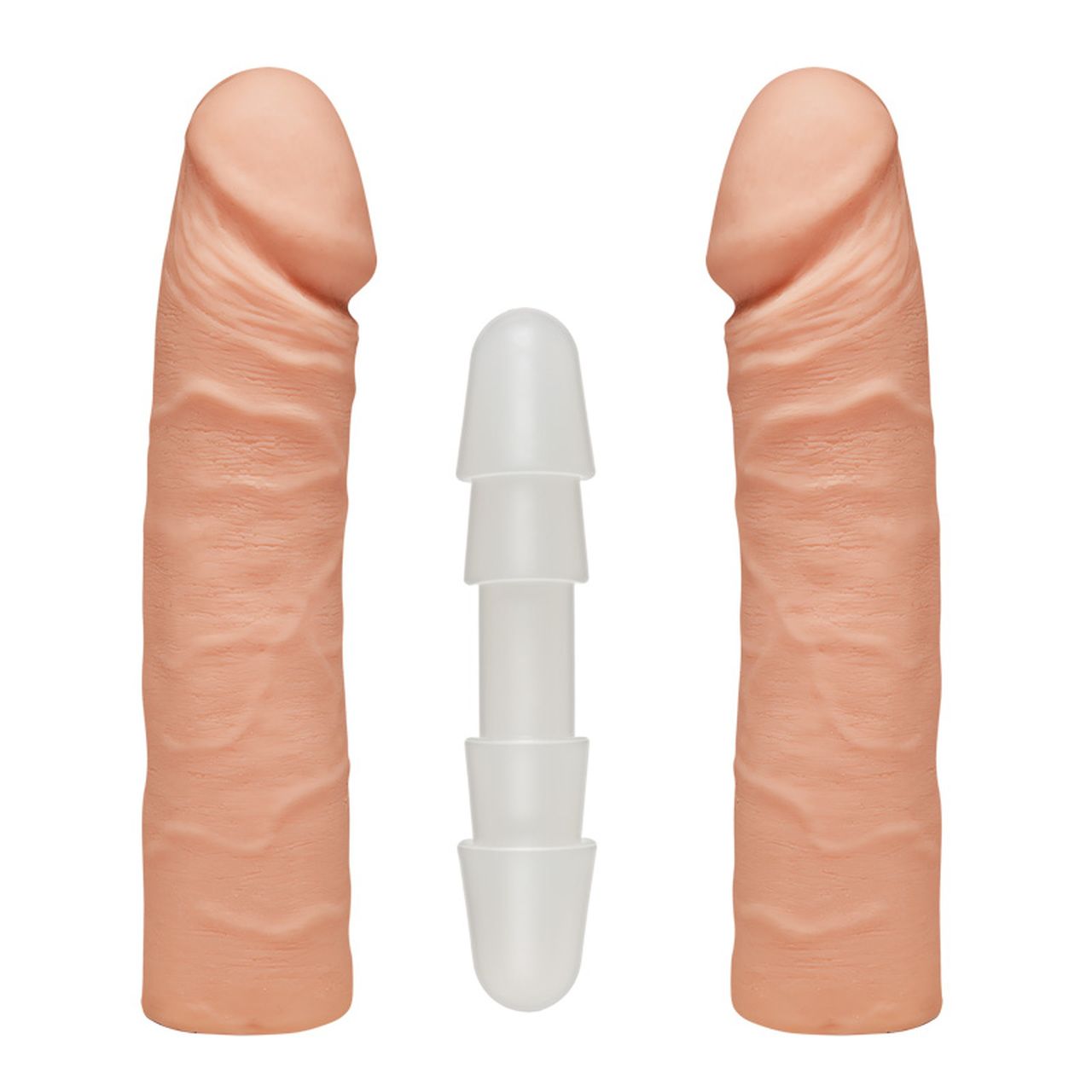 Фалоімітатор подвійний Doc Johnson The D - Double D - 16 Inch - ULTRASKYN