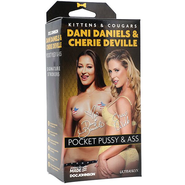 Мастурбатор двосторонній Doc Johnson Dani Daniels Cherie Deville Ultraskyn