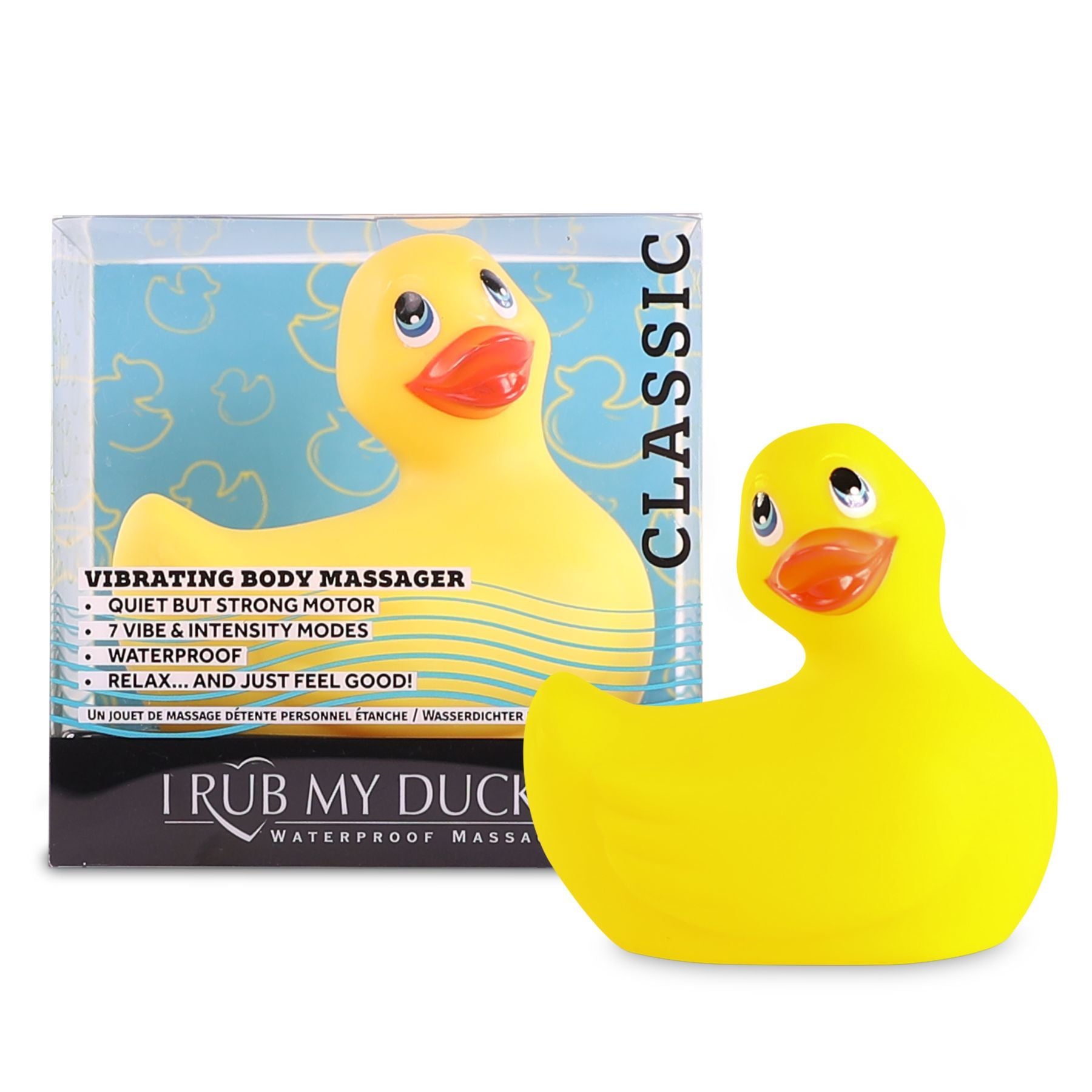 Big Teaze Toys Вібромасажер качечка I Rub My Duckie