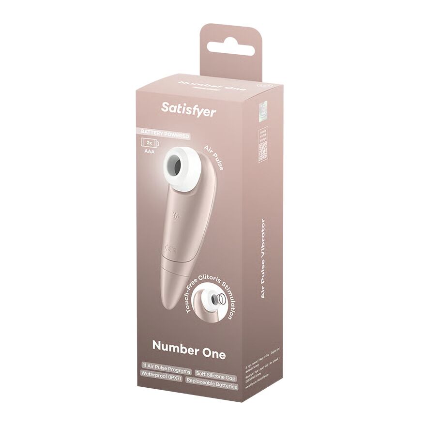 Вакуумний кліторальний стимулятор Satisfyer Number One на батарейках