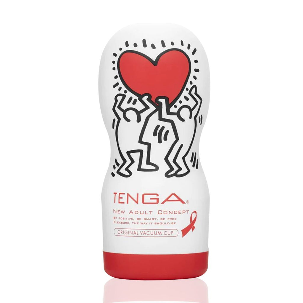 Мастурбатор Tenga Keith Haring Deep Throat Cup глибоке горло з вакуумною стимуляцією
