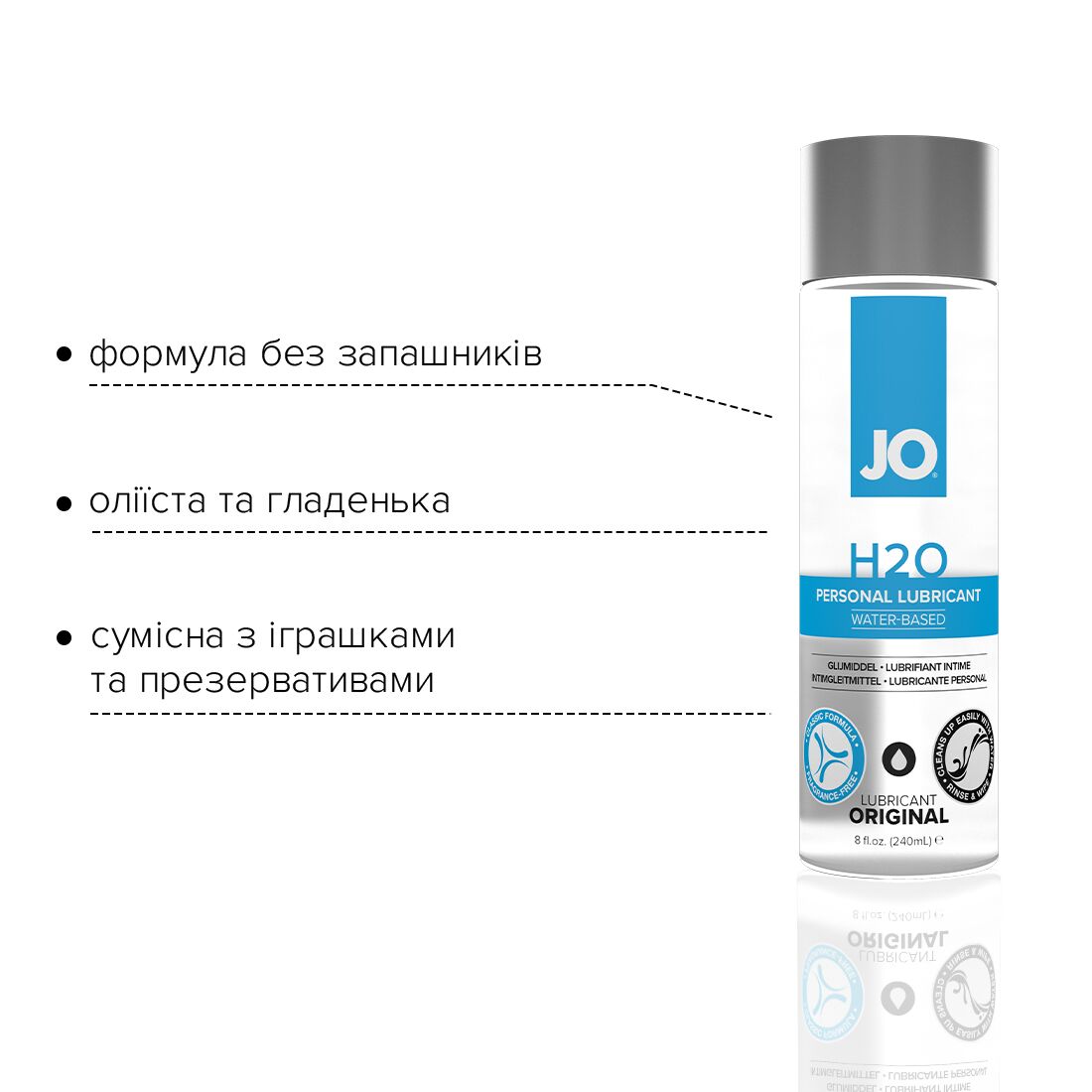 Лубрикант на водній основі JO H2O Original