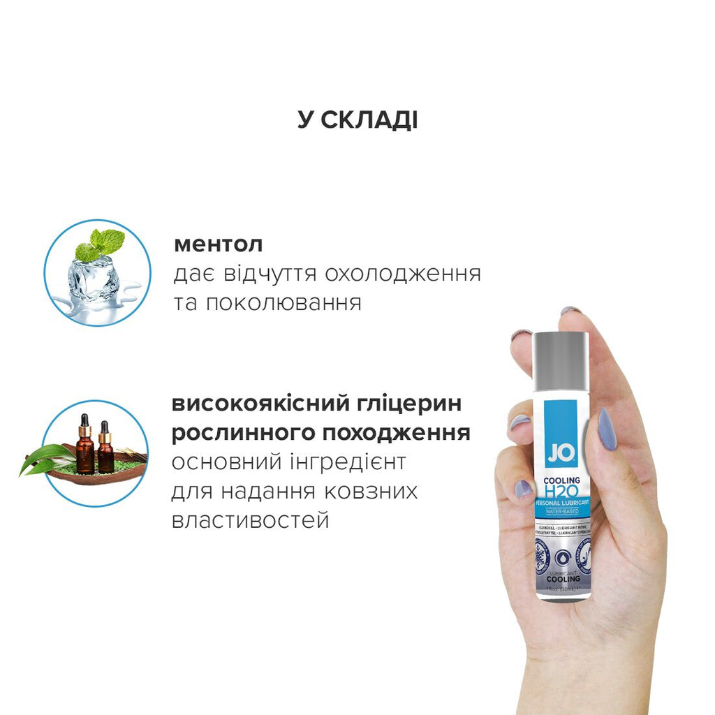 Лубрикант на водній основі JO H2O Cooling