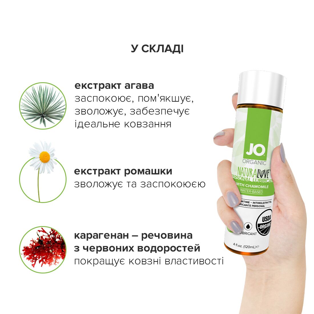 Лубрикант на водній основі JO NATURALOVE